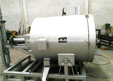 Rotary Type Mini Metal Melting Furnace Diesel Oil Dipecat 600Kgs Umur Panjang