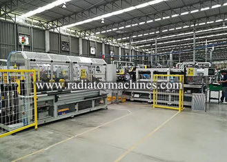 180 M / Min Mesin Sirip Aluminium Kecepatan Tinggi Fin Bergelombang 8mm Tinggi