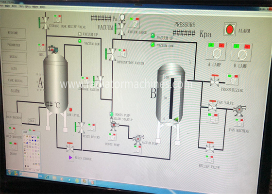 Beli Peralatan Impregnasi Tekanan Vakum Otomatis Penuh VPI2800 untuk Isolasi Motor dan Transformator D2800*T3400mm pembuatan online