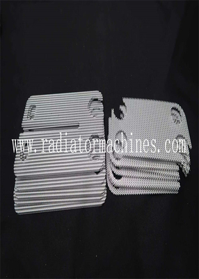 Beli Radiator Customized Aluminium Wavy Fin Heat Exchanger Fin untuk bermacam-macam Tinggi dan Pitch Fin pembuatan online
