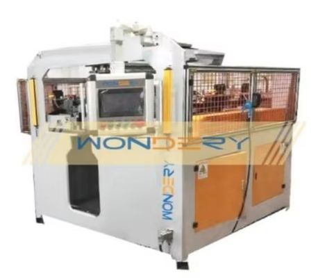 Beli Servo Type Plastic Tank Crimping Machine with 1050mm Core Height and 3200kg Weight for Aluminum Radiators pembuatan online