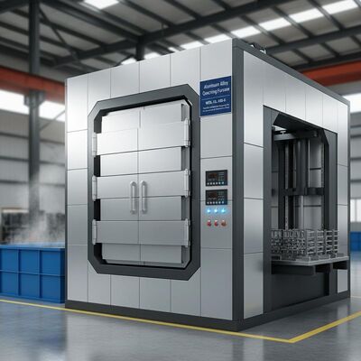 Beli Tungku pemadam paduan aluminium dengan suhu maksimum 650°C dan φ1200×1500mm Ukuran efektif selama ≤ 15 detik Waktu penurunan pemadam pembuatan online