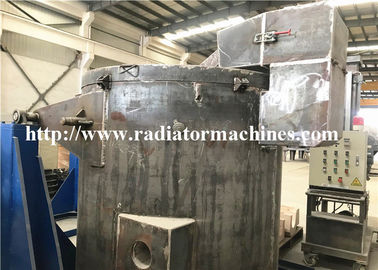 Beli 500Kg Gas Dipecat Aluminium Logam / Scrap Melting Furnace Crucible Jenis Riello Burner pembuatan online