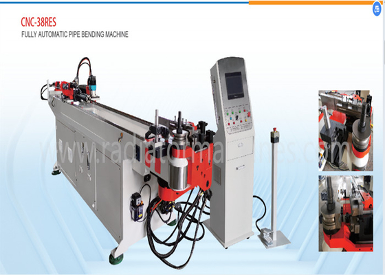 Mesin lentur otomatis CNC-38RES untuk pipa bulat dengan servo drive listrik