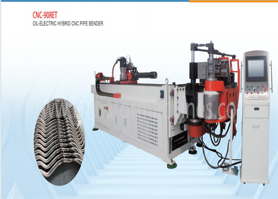 Minyak-Listrik Hibrida CNC Pipe Bender Auto Bending Machine Untuk Produksi Volume Tinggi