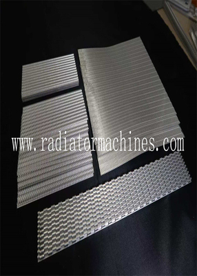 Disesuaikan Pin Pitch Aluminium Stamped Radiator Fin Stroke Untuk Pembeli Specs