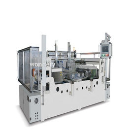 Servo 4 Baris Operasi HMI Pembangun Inti Radiator Aluminium Otomatis