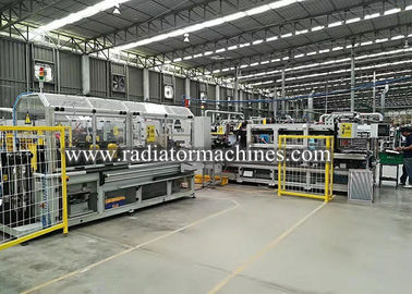180 M / Min Mesin Sirip Aluminium Kecepatan Tinggi Fin Bergelombang 8mm Tinggi