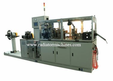Sepenuhnya Otomatis Aluminium Radiator Fin Machine 48mm Lebar Produksi OEM