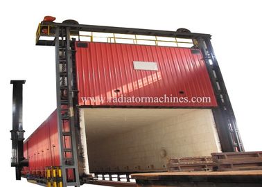 Gas Fired Bogie Hearth Furnace untuk Ukuran 1300 * 1000 * 750mm