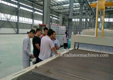 Tahan Lama CAB Electric Nocolok Brazing Furnace 1200 - 220 - 12000MM Dengan Gas