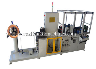 Copper Fin Radiator Membuat Mesin Kontrol Servo AC Dengan Kecepatan Pengumpanan 60 M / Min