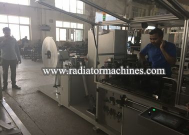 Mesin Pembuat Radiator Sepenuhnya Otomatis Untuk Membuat Sirip Tembaga dan Aluminium Foil