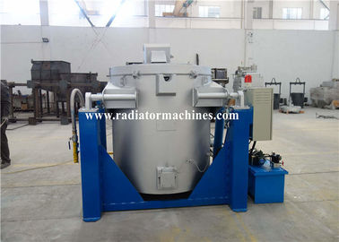 Tungku Peleburan Logam Fired Metal / Aluminium Dengan Sistem Pembakaran Pipa 350KG