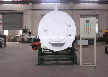 Oil Fired Rotary Metal Melting Furnace Untuk Pabrik Peleburan Timah 1000kg