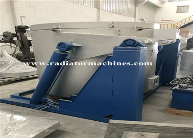 1200Kg Gas Alam Aluminium Logam Melting Furnace Hidrolik Jenis Memiringkan