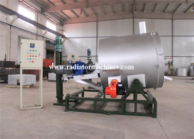 Minyak Dipecat Zinc Powder Rotary Logam Melting Furnace 600kg Kinerja Stabil