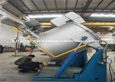 ISO 800Kgs Aluminium Scrap Gas Metal Melting Equipment Dengan Sistem Pembakaran Pipa