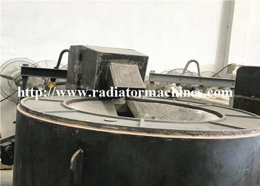 Minyak Stationary Fired Metal Melting Furnace Aluminium 100KG