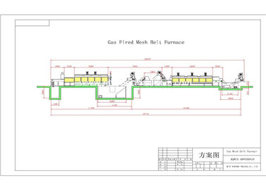 Gas Alam 150KG / H Heat Treatment Furnace Untuk Proses Pendinginan Dan Tempering Yang Cerah