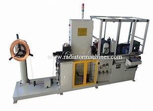 Mesin Sirip Radiator Sepenuhnya Otomatis Lebar 100M/Min 25mm