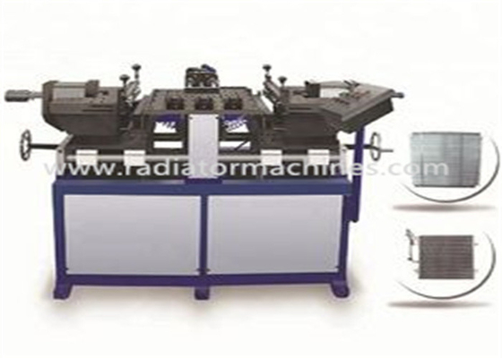 CE Aluminium Machnical Multirow Radiator Core Builder Semi Otomatis