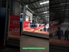 Tungku perlakuan panas tungku perapian bogie suhu tinggi tahanan listrik