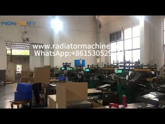 mesin pembuatan sirip aluminium untuk penukar panas sirip turbulator pendingin