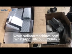 Aluminium, Tembaga, baja tahan karat Panas Exchanger Cooler Heater Fin